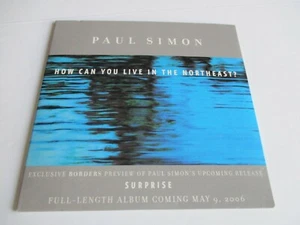 PAUL SIMON How Can You Live In The Northeast? CD Single 2006 Promo Only NEW - Bild 1 von 2