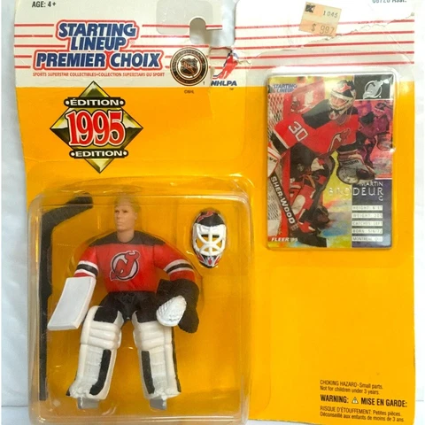 🥅RARE 1995 MARTIN BRODEUR 🥅STARTING LINE UP BRAND NEW WITH K-MART PRICE TAG Cover