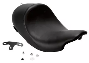 Danny Gray Speedcradle Smooth Black Solo Seat (21-414) - Picture 1 of 3