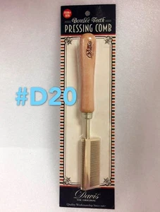 DAVIS THE ORIGINAL DOUBLE TEETH PRESSING COMB ITEM#D20 - Picture 1 of 4