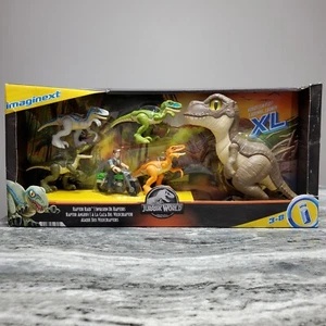 Fisher-Price Imaginext Jurassic World Raptor Raid Toy Set T Rex Dinosaur - Bild 1 von 12