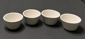 4 Platos de Cerámica Dulce Colección Cerámica Granero Color Marfil Artesanales Portugal - Imagen 1 de 9