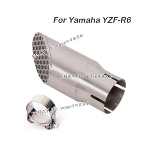 For Yamaha YZF-R6 R6 2006~2023 Exhaust Muffler Pipe Short Silencer Tail Escape - Bild 1 von 9