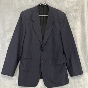 Giorgio Armani Mens Jacket Blazer Navy Stripe Size Chest 42 " - Picture 1 of 9