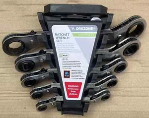 Workzone Ratchet Wrench Set - 5 Piece Set - Assorted Ratchet Sizes 6-21mm - NEW - Picture 1 of 1