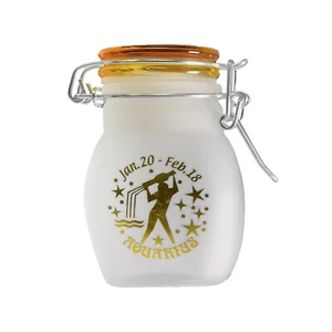 Airtight Glass Storage Jar: Zodiac Signs, AQUARIUS - SMALL - Picture 1 of 1