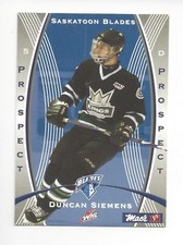 2008-09 Saskatoon Blades (WHL) Duncan Siemens (Milwaukee Admirals)