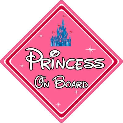 CAR SIGNS DIRECT Baby On Board Car Sign - Disney Princess – Princess Castle
