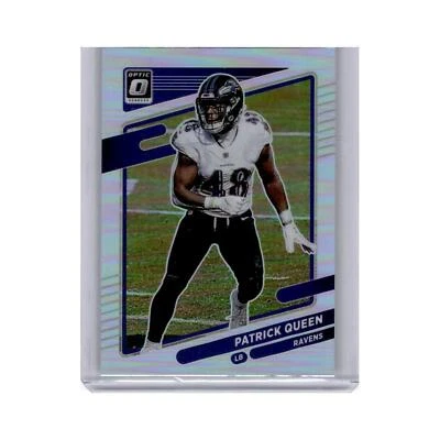 Patrick Queen 2021 Donruss Optic Silver #130 Baltimore Ravens Football Card NM - Image 1 of 3
