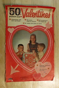 Whitman Publishing Co. 50 Punch-Out Vintage Valentines 1964 - NO Valentines - Picture 1 of 3