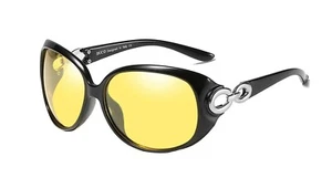 Duco Night Driving Glasses Anti-glare Eyewear Classic Polarized Black / Yellow - Picture 1 of 6