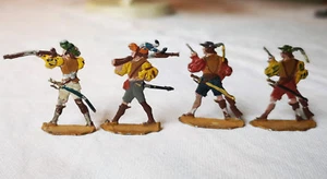 vecchie figure di stagno 4 pirati landsknechte dipinte da collezione antichi soldatini di stagno - Foto 1 di 8
