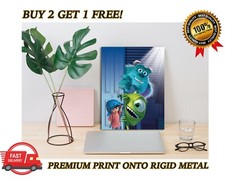 METAL Poster Monsters Inc Movie Art Print Plaque Gift