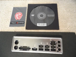 **NUEVO ** MSI A320M-A B450M-A Pro Max DRIVER DVD + IO Shield B0CLVGM4TB - Imagen 1 de 1