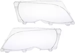 1 Pair Left Right Car Front Headlight Headlamp Lens Cover PC Shell for BMW 4 ... - Picture 1 of 8