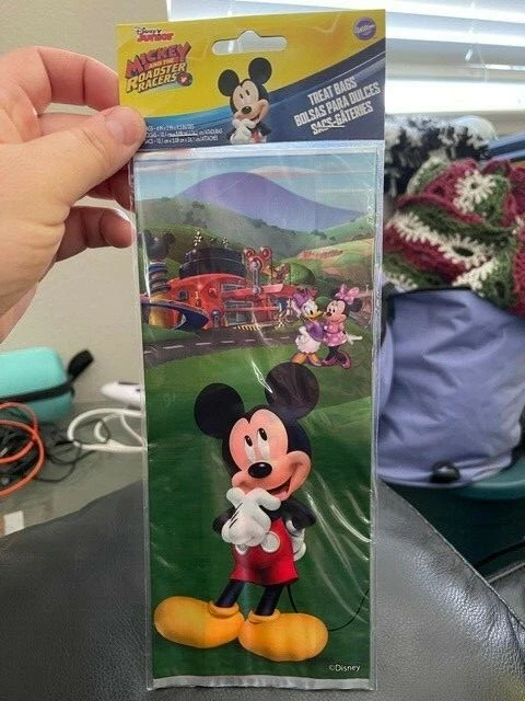 Bolsas de golosinas Wilton Disney Mickey & The Roadster Racers con corbatas 16 quilates ¡¡Nuevas!!! Foto 1 de 1
