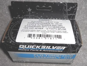 Kit de 2 bujes Mercury Quicksilver Flo Torq 835266Q1 para Evinrude Johnson V4 - Imagen 1 de 2