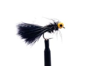 3 vaporizadores negros cabeza de plomo trucha moscas pesca moscas talla 10 o 12 - Imagen 1 de 1