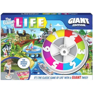 The Game of Life Giant Edition Board Game for Kids Ages 8 and up - Picture 1 of 8