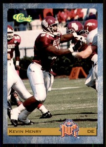 1993 Classic Draft Kevin Henry Rookie #55