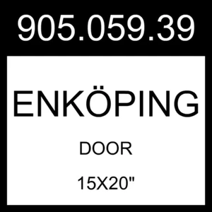 Porta IKEA ENKOPING ENKÖPING effetto legno bianco 15x20" 905.059.39 - Foto 1 di 4