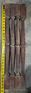 Vintage handgefertigte harte Eiche Treppenbaluster 27 7/8" mal 1 3/4" KOMMT JE EINE - Bild 1 von 1