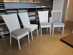 Lloyd Loom - 4 Geflechtstühle weiß unterschiediche Ausf. - LP 5.500,- EUR - Bild 1 von 5