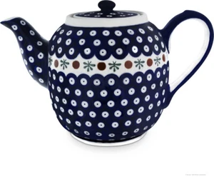Original Bunzlauer Keramik Teekanne 1.5L Dekor 41 \ Kaffeekanne - Bild 1 von 3