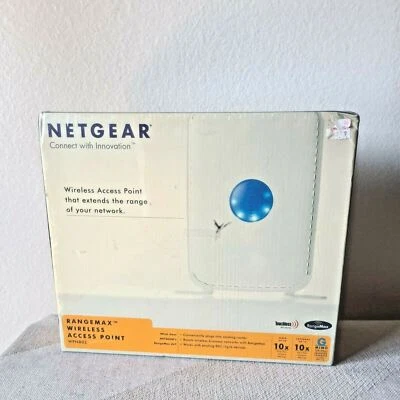 NETGEAR WPN802 RANGEMAX WIRELESS ACCESS POINT Router 108 MPBS New Sealed Box - Image 1 of 4