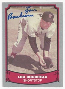 Lou Boudreau HOF Boston Red Sox 1988 Pacific Legends #106 Signed Card - Picture 1 of 2