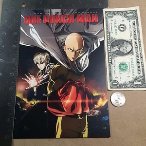 One Punch Man Large 6" x 9" Postcard NYCC Viz Media - Picture 1 of 3