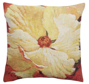 Fragrance I Belgian Tapestry Pillow Cover Jacquard Woven Home Decor - Picture 1 of 3