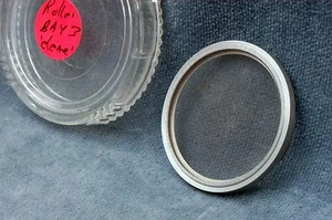 TIFFIN ROLLEI BAYONET 3 "HI-TRANS" CLEAR FILTER IN CASE - Picture 1 of 2