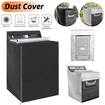 Washing Machine Top Dust Cover Laundry Washer/Dryer Protect Dustproof Waterproof Foto 1 de 4