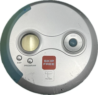 Reproductor de CD portátil Trutech Tru-Tech Skip Free ESP modelo personal T160-CD plateado Foto 1 de 2
