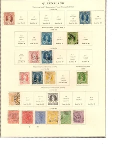 Página Australia Queensland 1868-1881 - Imagen 1 de 1