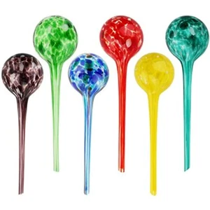 Brajttt Plant Watering Globes, 6pcs Automatic Glass Bulbs, Decorative Garden - Picture 1 of 5