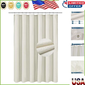 Lightweight Embossed Dots Shower Curtain Liner - 70 x 72”, Eco-Friendly Design - Picture 1 of 9