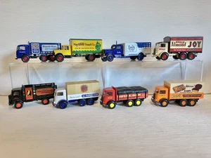 LOT OF 8! 1:64 Scale Die-cast Delivery Trucks Beechnut Reese Mayflower Harts - Picture 1 of 24
