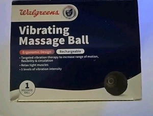 Walgreens - Vibrating Massage Ball 5 Intensity Levels Rechargeable - NIB - Picture 1 of 4