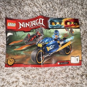 LEGO NINJAGO Desert Lightning 70622 Complete Set with Jay, Manuals & Minifigures