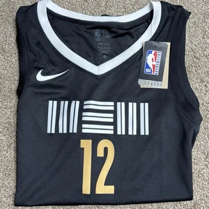 Nike Ja Morant #12 Memphis Grizzlies Trikot Herren 52 XL Schwarz City Edition NBA - Bild 1 von 12