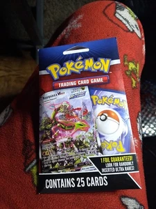 Pokemon Trading Cards Game Mystery Packs 25 Cards 1 Foil Guaranteed New 2024 - Picture 1 of 3