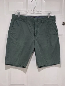 J.Crew Club Herren Chino Flatfront Shorts grün Gr. 33 - Bild 1 von 4