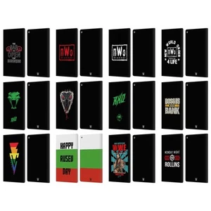 OFFICIAL WWE SUPERSTARS 7 LEATHER BOOK WALLET CASE COVER FOR AMAZON FIRE - Picture 1 of 18