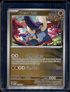 Great Tusk SV: Prismatic Evolutions Pokémon 055/131 Reverse Holo NM+ - Picture 1 of 2