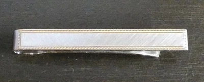 Tie Bar Money Clip Bar WEH 925 Sterling Silver - Image 1 of 4