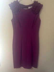 Trina Turk lila Minikleid mit Futter; Rüschendetail; Größe 2 - Bild 1 von 9