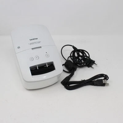 Brother QL-600 G Etikettendrucker 300dpi grau Thermodirekt Cutter USB (#29007) - Bild 1 von 4