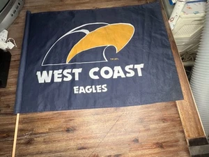 Vintage West Coast Eagles Flag Afl - Picture 1 of 15